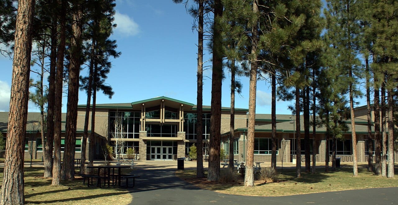 Sisters High School campus on McKinney Butte Road, the venue for the Backcountry Offroad Expo Sisters stop