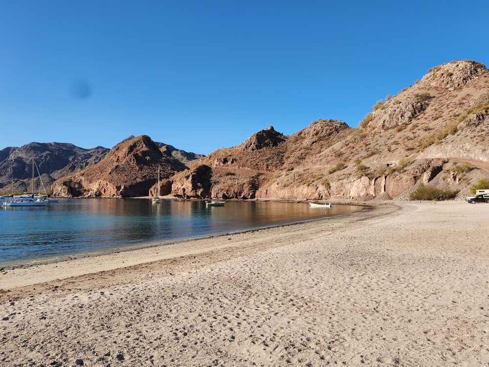 Calm Sea of Cortez water at Aqua Verde.