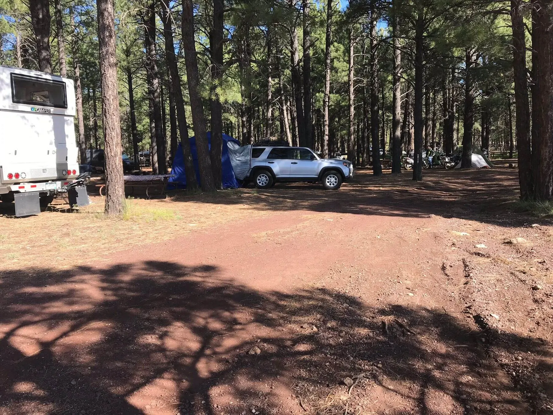 Camp kitchen setup