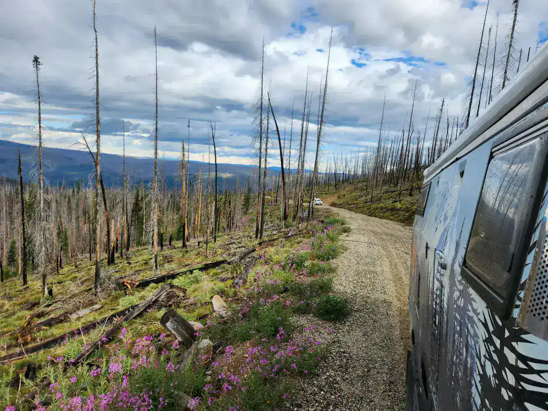 Take your time on the trail, some parts are rough.