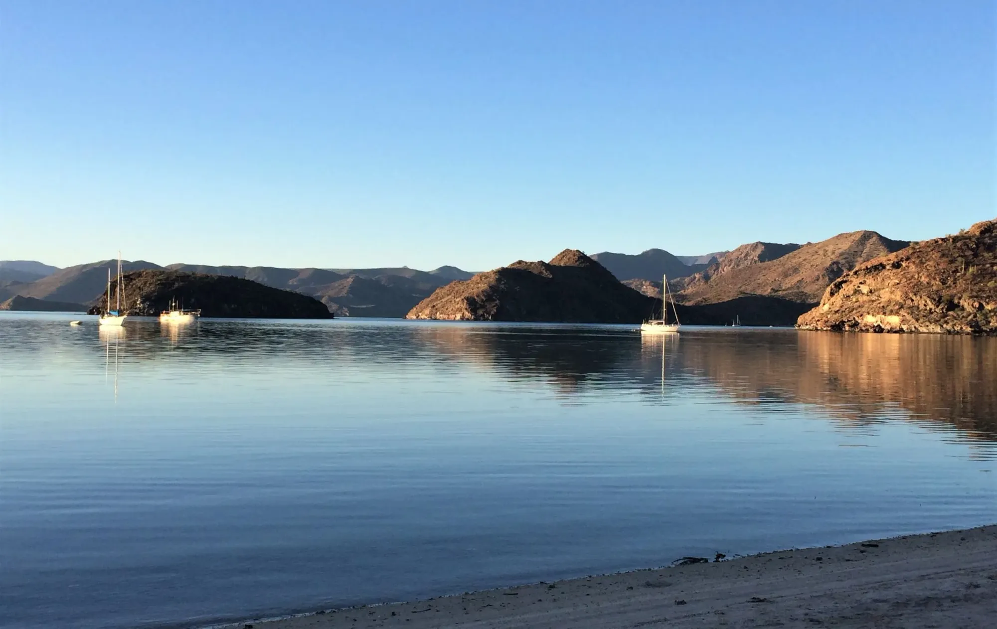 Calm waters in Baja