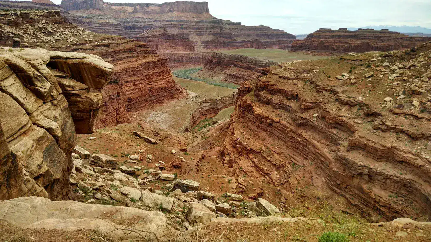 Shafer Trail from above