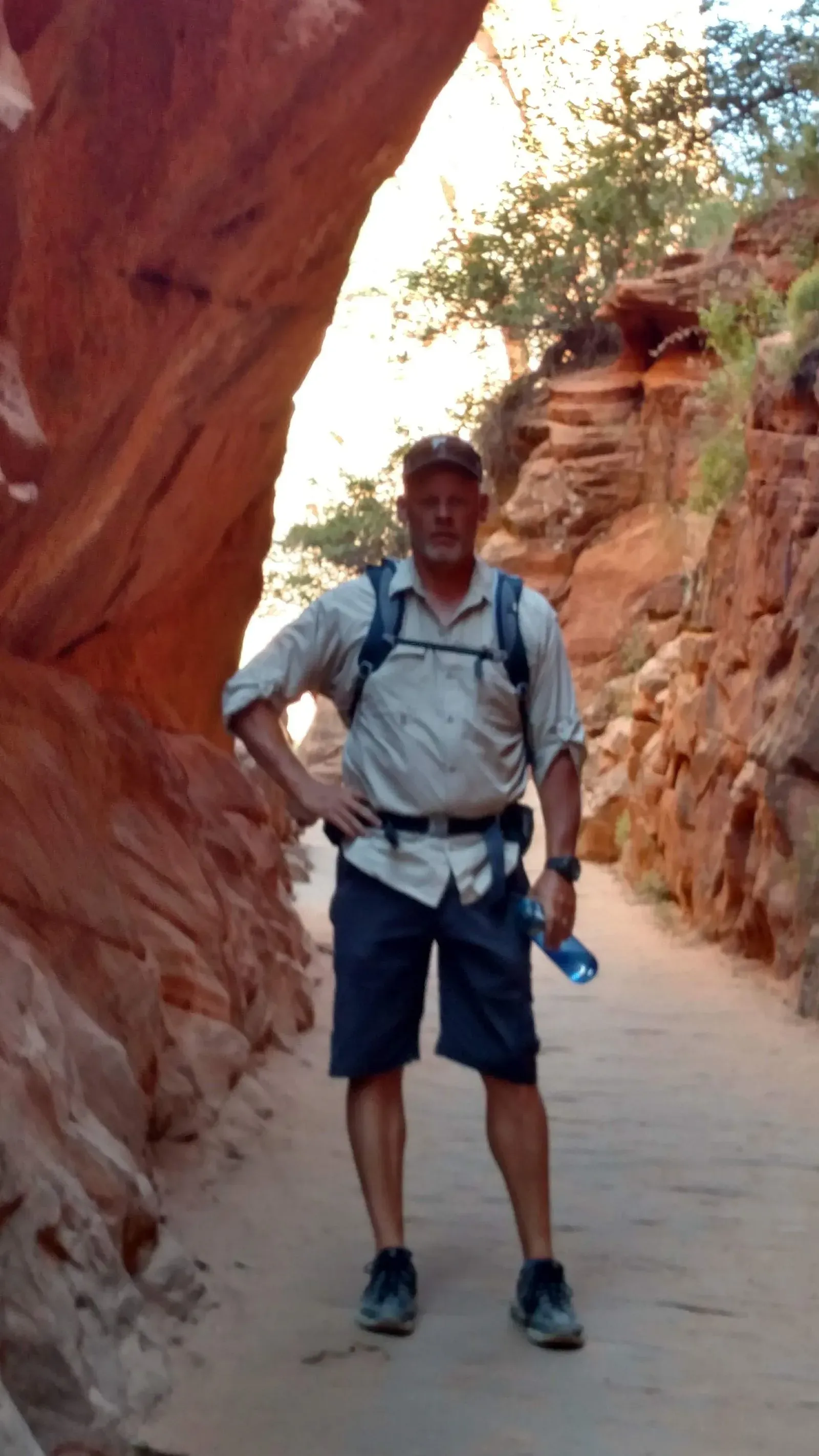 Hiking trail near Zion National Park