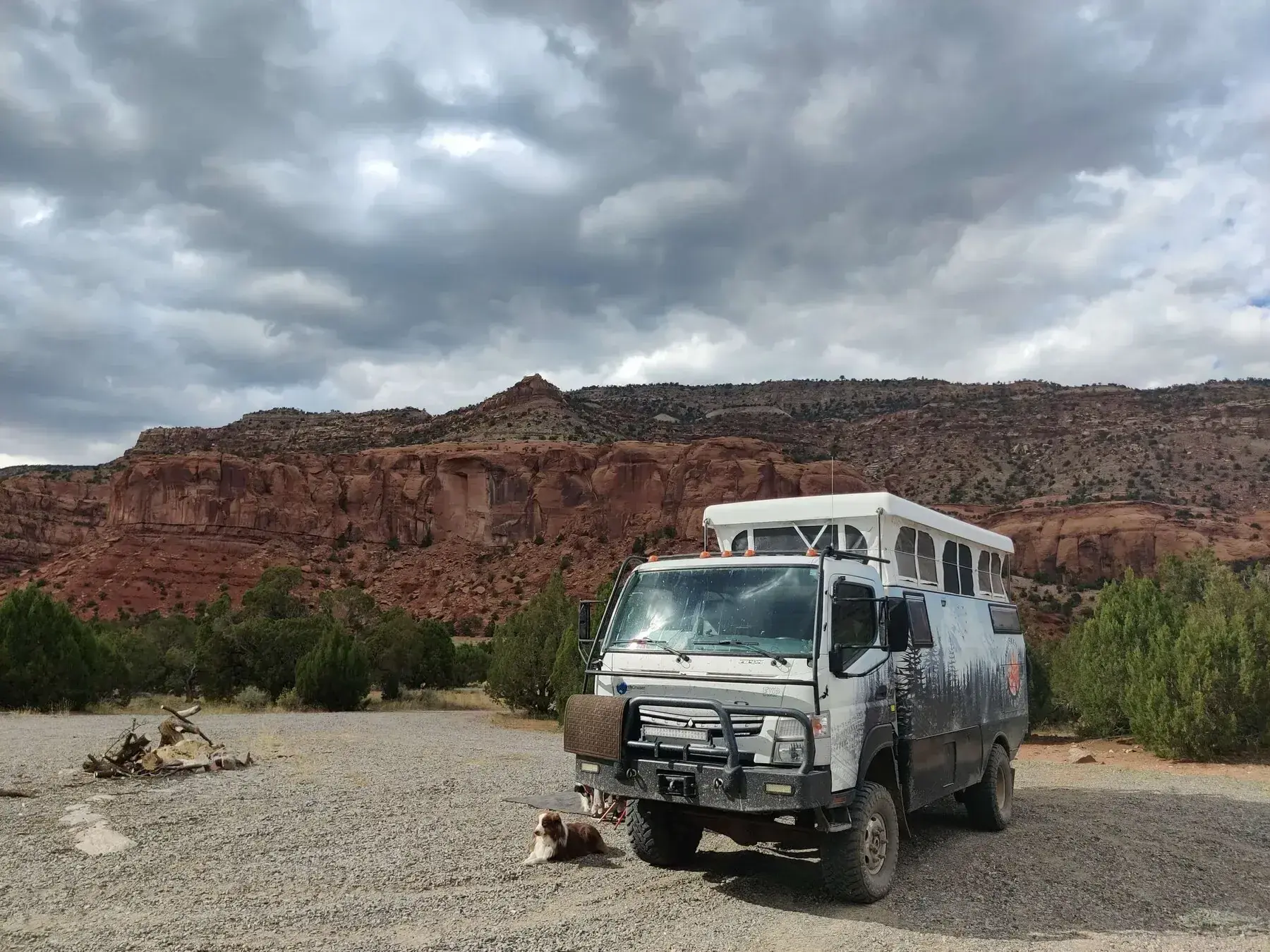 Autumn camping trip