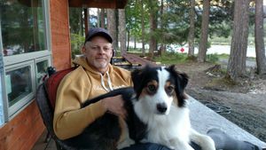 Brent Conklin and his best friend Riley