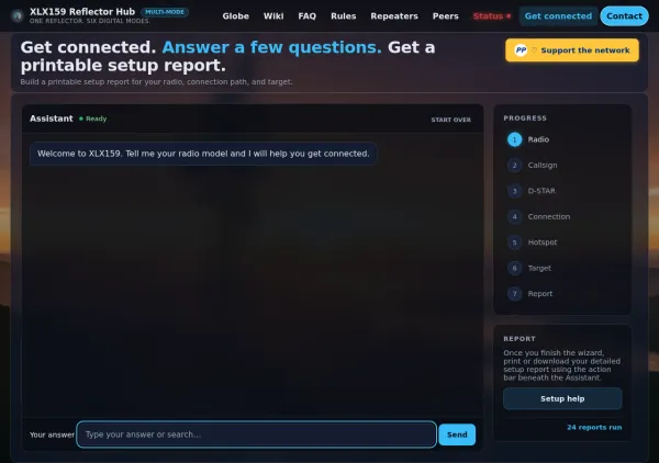 Get Connected: A Setup Assistant for D-STAR and the XLX159 Reflector